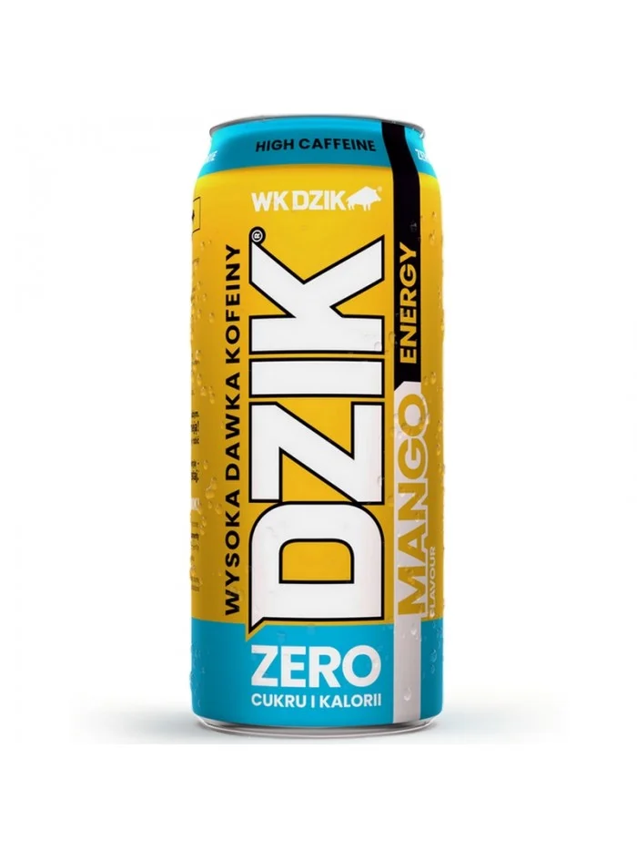 WK DZIK Energy Zero kalorii 500 ml Smak Mango Pakuj ZDROWIE Gdańsk