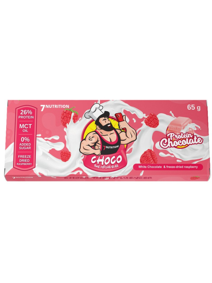 7NUTRITION Protein White Chocolate&Raspberry 65g w sklepie Pakuj ZDROWIE Gdańsk Wrzeszcz