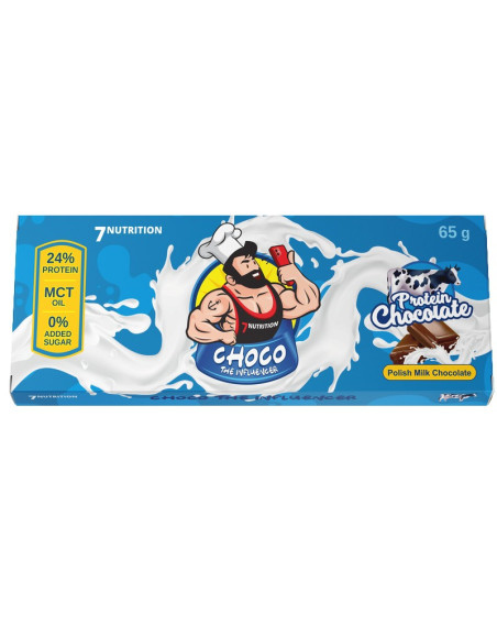 Czekolada proteinowa Choco Protein Chocolate 65g mleczna czekolada w sklepie Pakuj ZDROWIE Gdańsk Wrzeszcz