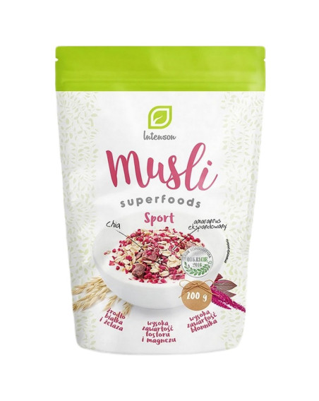 Intenson Musli Superfoods 200g sport w sklepie Pakuj ZDROWIE Gdańsk Wrzeszcz