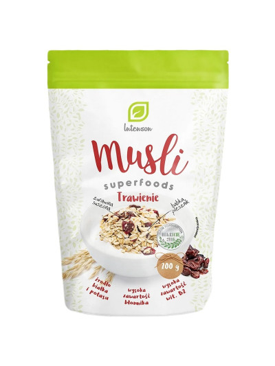 Intenson Musli Superfoods 200g trawienie w sklepie Pakuj ZDROWIE Gdańsk Wrzeszcz