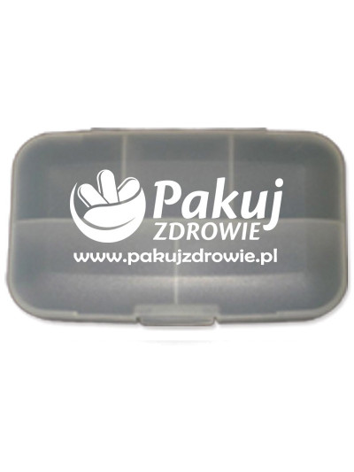 Pillbox Opakowanie na tabletki Pakuj ZDROWIE czarny w sklepie Pakuj ZDROWIE Gdańsk Wrzeszcz