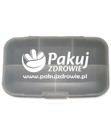 Pillbox Opakowanie na tabletki Pakuj ZDROWIE czarny w sklepie Pakuj ZDROWIE Gdańsk Wrzeszcz