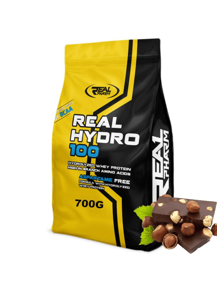 REAL PHARM Real Hydro 100 700 g czekolada-orzech w Pakuj ZDROWIE Gdańsk Wrzeszcz