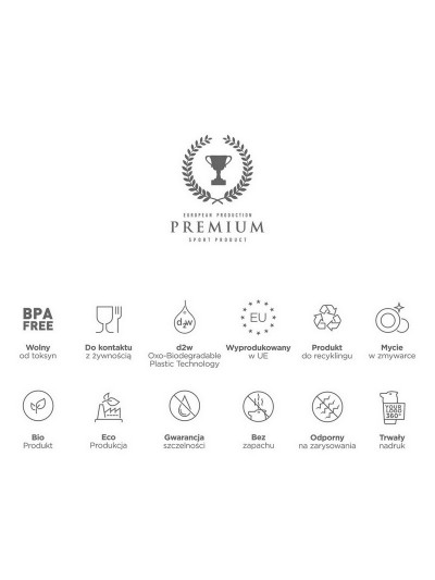 Szczelny Shaker Premium 700ml biały - Szejker od Pakuj ZDROWIE w Gdańsku Wrzeszcz właściwości