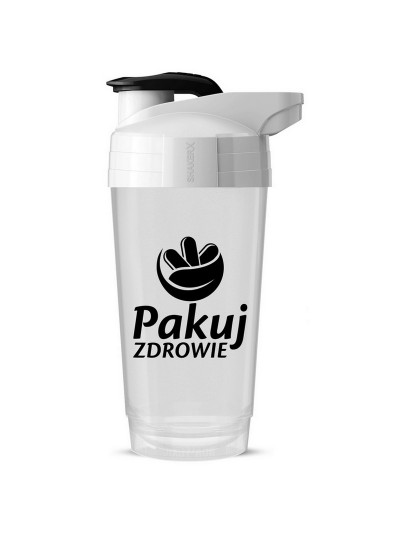 Szczelny Shaker Premium 700ml biały - Szejker od Pakuj ZDROWIE w Gdańsku Wrzeszcz przód