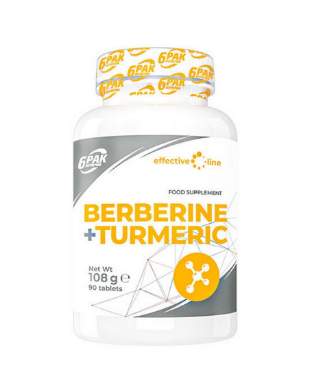 Berberyna z kurkumą 6PAK Berberine+Turmeric 90 tabs w sklepie Pakuj ZDROWIE Gdańsk Wrzeszcz