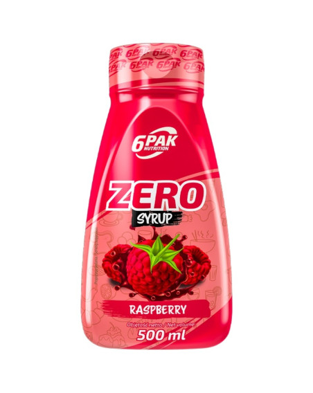 Syrop bez dodatku cukru 6PAK Syrop Zero kalorii 500ml Raspberry w sklepie Pakuj ZDROWIE Gdańsk Wrzeszcz