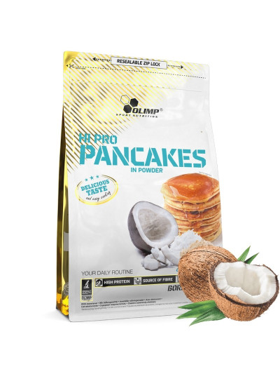 Naleśniki proteinowe OLIMP Hi Pro Pancakes 900 g kokos w sklepie Pakuj ZDROWIE Gdańsk Wrzeszcz KOKOS