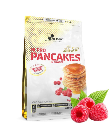 Naleśniki proteinowe OLIMP Hi Pro Pancakes 900g malina w sklepie Pakuj ZDROWIE Gdańsk Wrzeszcz