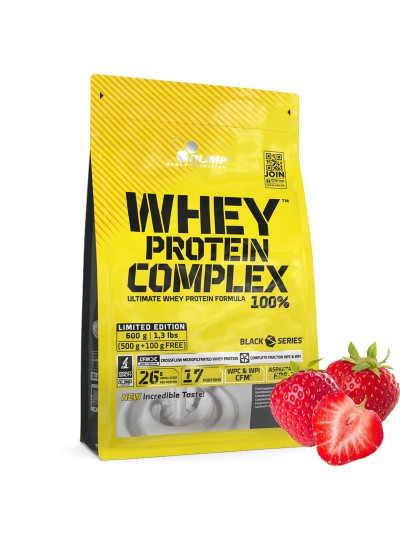 Odżywka białkowa OLIMP Whey Protein Complex 100% 600 g w sklepie Pakuj ZDROWIE Gdańsk Wrzeszcz TRUSKAWKA