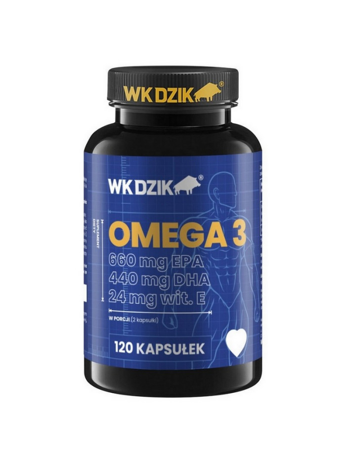 WK DZIK Omega 3 120 kaps od Warszawski Koks w sklepie Pakuj ZDROWIE Gdańsk Wrzeszcz