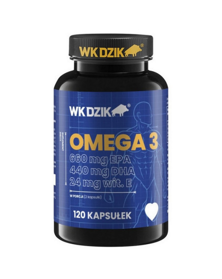 WK DZIK Omega 3 120 kaps od Warszawski Koks w sklepie Pakuj ZDROWIE Gdańsk Wrzeszcz