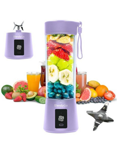 BLENDYGO 2 - Przenośny blender USB 400ml lawendowy - 2