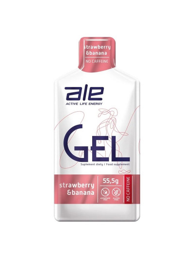 ALE Active Energy Gel 55g strawberry & banana w sklepie Pakuj ZDROWIE Gdańsk Wrzeszcz