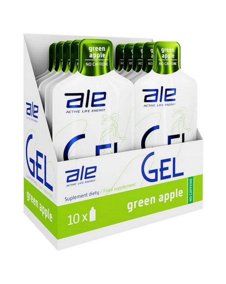 Żele Energetyczne ALE Active Energy Gel BOX 10x 55,5 g green apple w sklepie Pakuj ZDROWIE Gdańsk Wrzeszcz