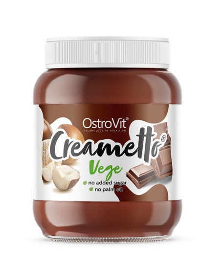 Naturalny krem OSTROVIT Creametto 350 g vege o smaku kakaowo-orzechowym w sklepie Pakuj ZDROWIE Gdańsk Wrzeszcz