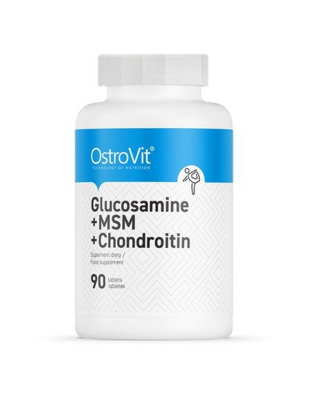 Produkt na stawy OSTROVIT Glucoamine+MSM+Chondroitin 90 tabs w sklepie Pakuj ZDROWIE Gdańsk Wrzeszcz