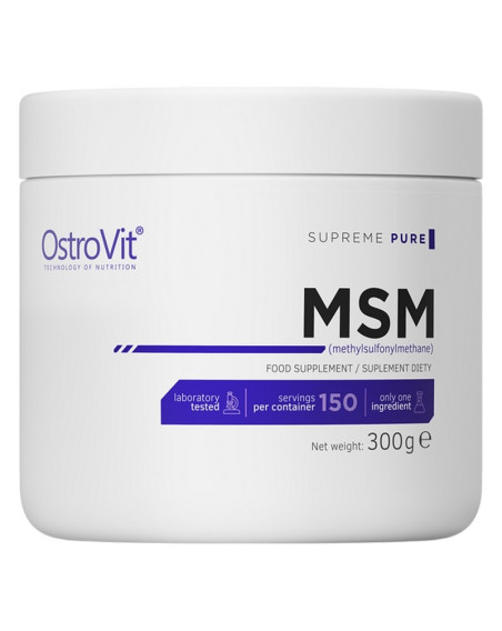 MSM w proszku OSTROVIT Supreme Pure MSM  300 g w sklepie Pakuj ZDROWIE Gdańsk Wrzeszcz