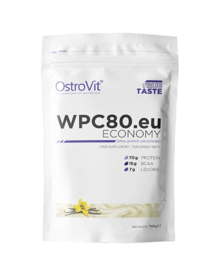 Białko OSTROVIT WPC80.eu Economy 700 g  wanilia w sklepie Pakuj ZDROWIE Gdańsk Wrzeszcz