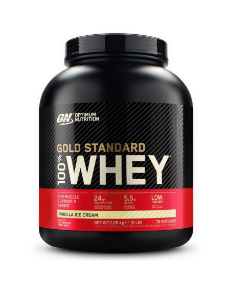 Odżywka białkowa OPTIMUM NUTRITION 100% Whey Gold Standard 2270 g lody waniliowe w sklepie Pakuj ZDROWIE Gdańsk Wrzeszcz