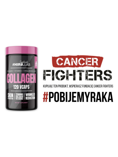 Cancer fighters Kolagen w kapsułkach HIRO.LAB Collagen 120 vcaps w sklepie Pakuj ZDROWIE Gdańsk Wrzeszcz