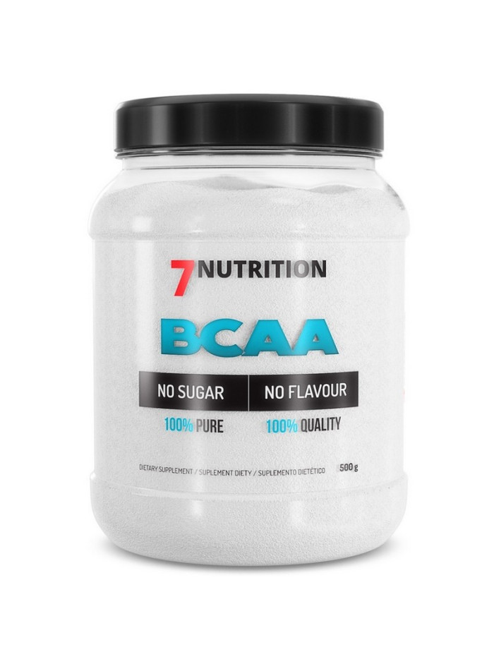 Aminokwasy 7NUTRITION BCAA 100% 500 g natural w sklepie Pakuj ZDROWIE Gdańsk Wrzeszcz