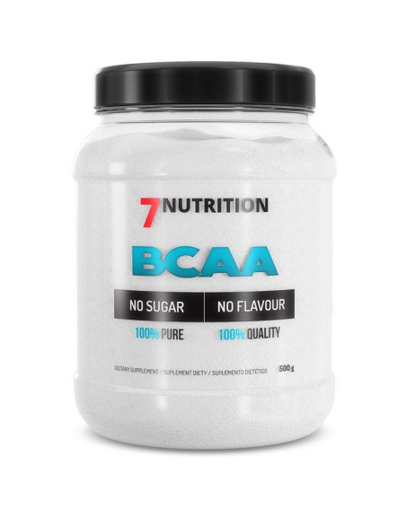 Aminokwasy 7NUTRITION BCAA 100% 500 g natural w sklepie Pakuj ZDROWIE Gdańsk Wrzeszcz