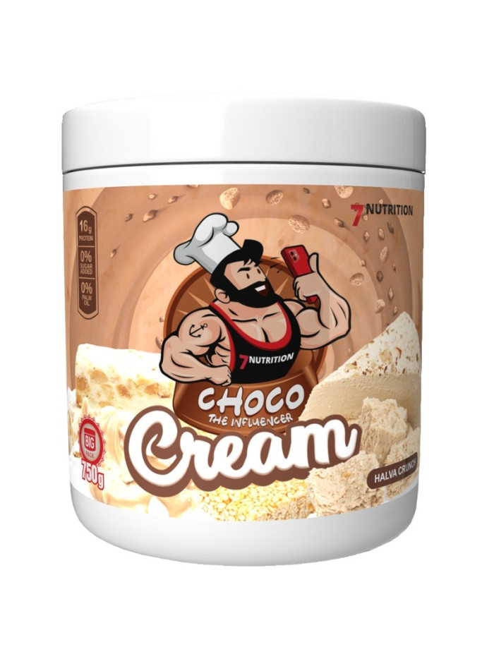 Krem chałowo-sezamowy z tahini 7Nutrition Cream halva crunch 750g w sklepie Pakuj ZDROWIE Gdańsk Wrzeszcz