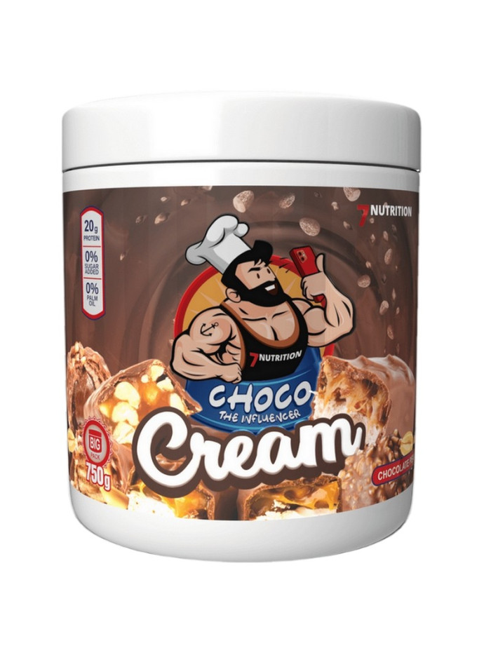 Krem kakaowo orzechowy 7Nutrition Chocolate Peanut crunch 750 g w sklepie Pakuj ZDROWIE Gdańsk Wrzeszcz