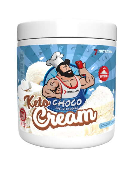 Krem kokosowy z wiórkami kokosowymi 7Nutrition Keto Cream Coconut crunch 750 g w sklepie Pakuj ZDROWIE Gdańsk Wrzeszcz