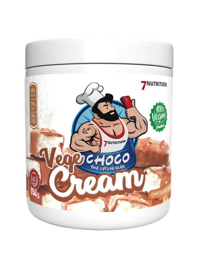 Krem czekoladowo-kokosowy 7Nutrition Vege Cream Chocolate coconut 750 g w sklepie Pakuj ZDROWIE Gdańsk Wrzeszcz