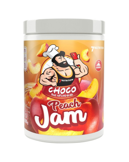 Dżem 7Nutrition JAM Peach Frużelina 1000g brzoskwinia w sklepie Pakuj ZDROWIE Gdańsk Wrzeszcz