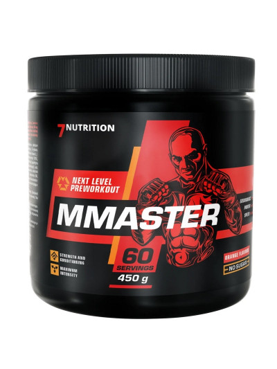 Przedtreningówka 7Nutriton MMASTER Pre-Workout 450g pomarańcz w sklepie Pakuj ZDROWIE Gdańsk Wrzeszcz