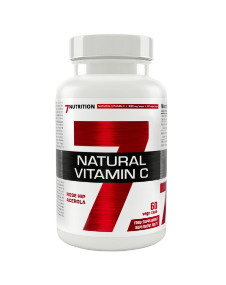 Naturalna 7Nutrition Natural Vitamin C 60 vcaps  w sklepie Pakuj ZDROWIE Gdańsk Wrzeszcz