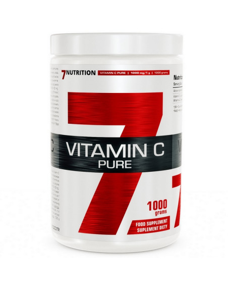 Witamina C w proszku 7NUTRITION Vitamin C Pure 1000 g w sklepie Pakuj ZDROWIE Gdańsk