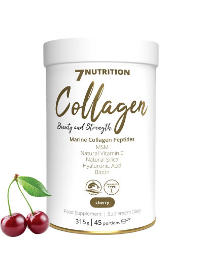 Kolagen morski 7NUTRITION Marine Collagen 315g wiśnia w sklepie Pakuj ZDROWIE Gdańsk Wrzeszcz