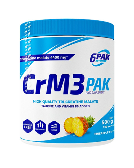 Kreatyna 6PAK CrM3 Pak 500g ananas w sklepie Pakuj ZDROWIE Gdańsk Wrzeszcz