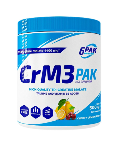 Kreatyna 6PAK CrM3 Pak 500g cytryna z wiśnią w sklepie Pakuj ZDROWIE Gdańsk Wrzeszcz