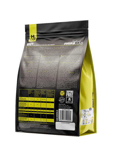 Tył białka HIRO.LAB Whey 750g ciastko w sklepie Pakuj ZDROWIE Gdańsk Wrzeszcz
