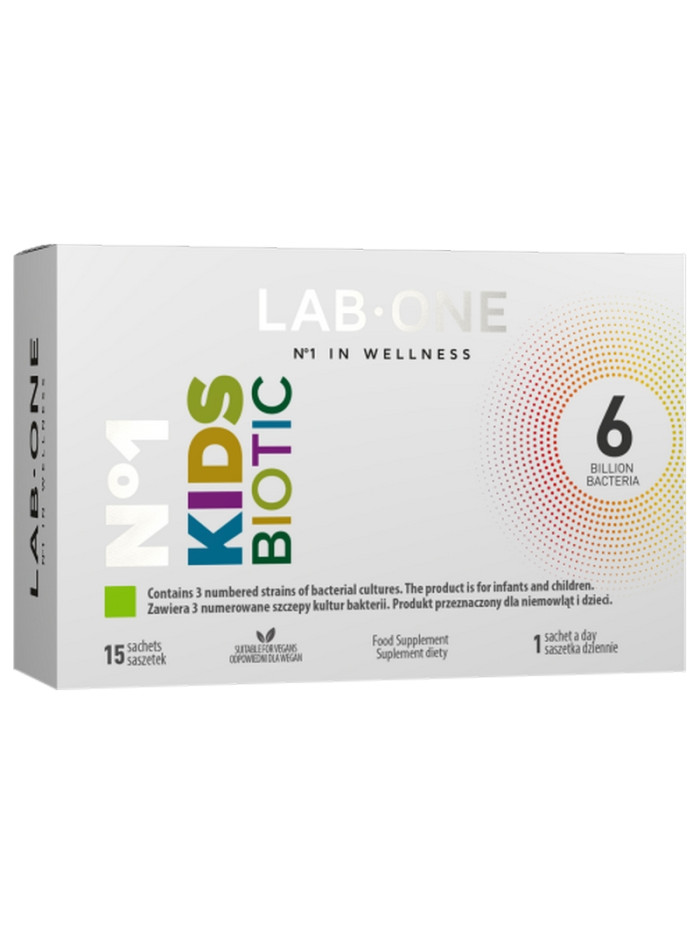 LAB ONE N°1 KidsBiotic 15 sach w sklepie Pakuj ZDROWIE Gdańsk