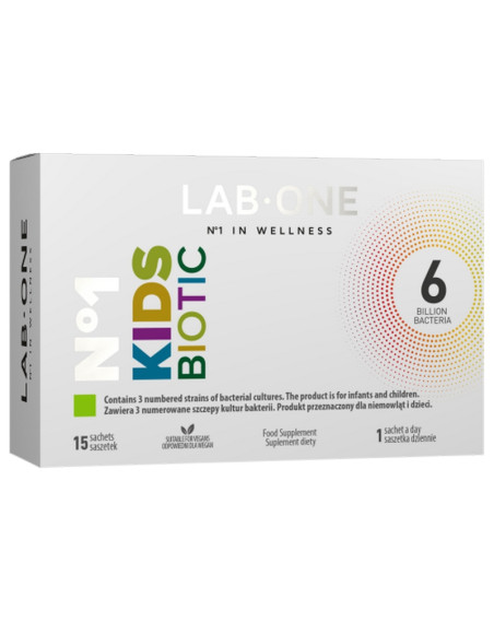 LAB ONE N°1 KidsBiotic 15 sach w sklepie Pakuj ZDROWIE Gdańsk