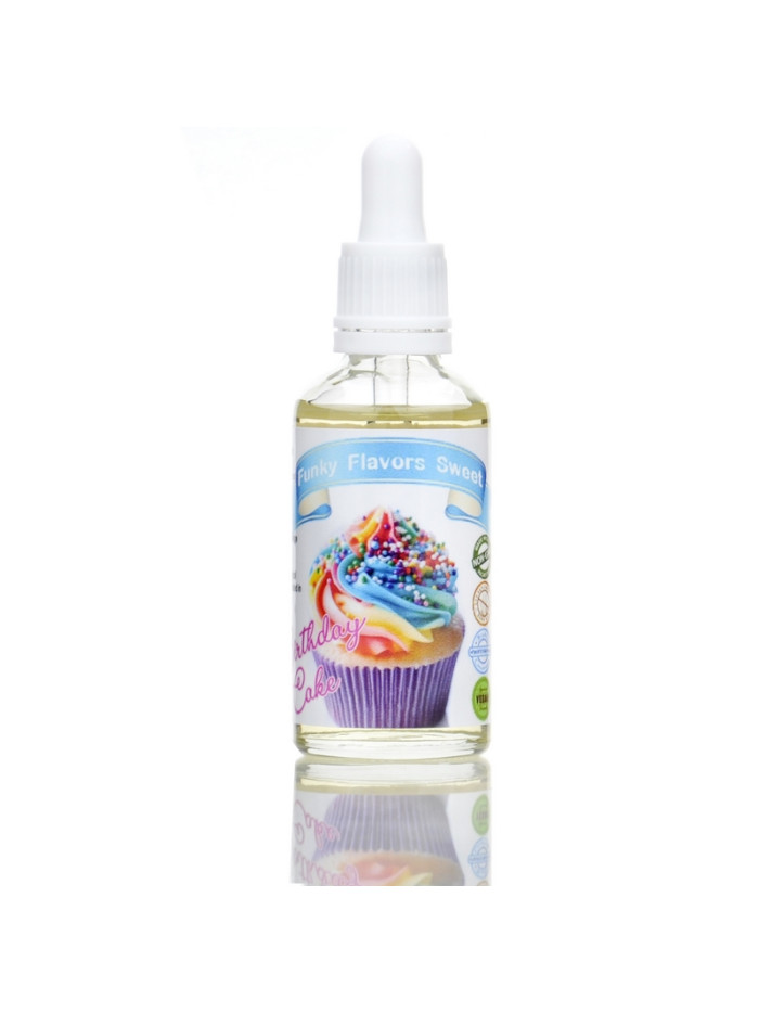 Aromat Funky Flavors Birthday Cake 50 ml w sklepie Pakuj ZDROWIE Gdańsk Wrzeszcz