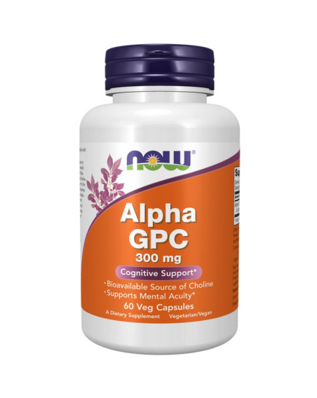 NOW FOODS Alpha GPC 300mg 60 vcaps w sklepie Pakuj ZDROWIE Gdańsk Wrzeszcz