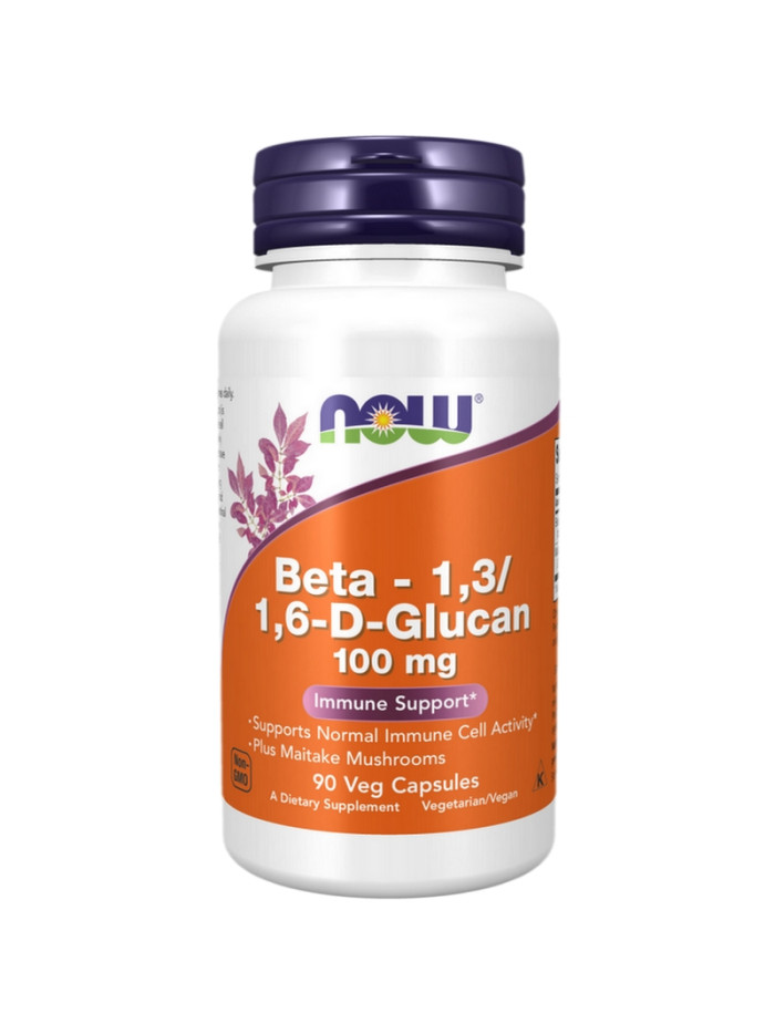 NOW FOODS Beta-1,3/1,6-D-Glucan 100 mg 90 vcaps w sklepie Pakuj ZDROWIE Gdańsk Wrzeszcz