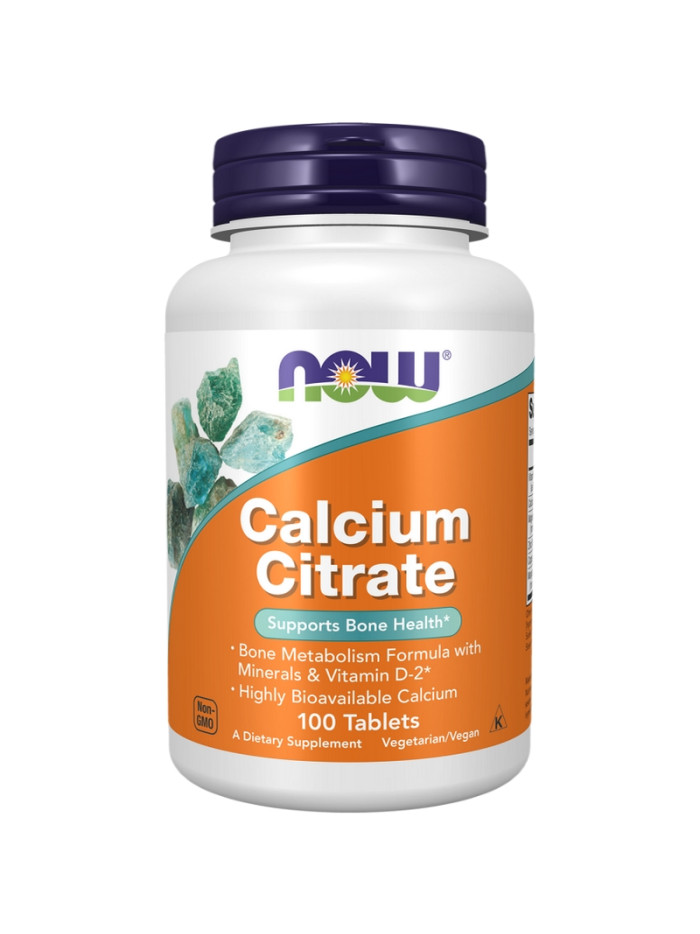 NOW FOODS Calcium Citrate 100 tabs w sklepie Pakuj ZDROWIE Gdańsk Wrzeszcz