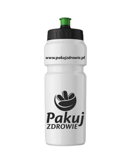 Szczelny Bidon Premium 750ml biały od Pakuj ZDROWIE w Gdańsku Wrzeszcz