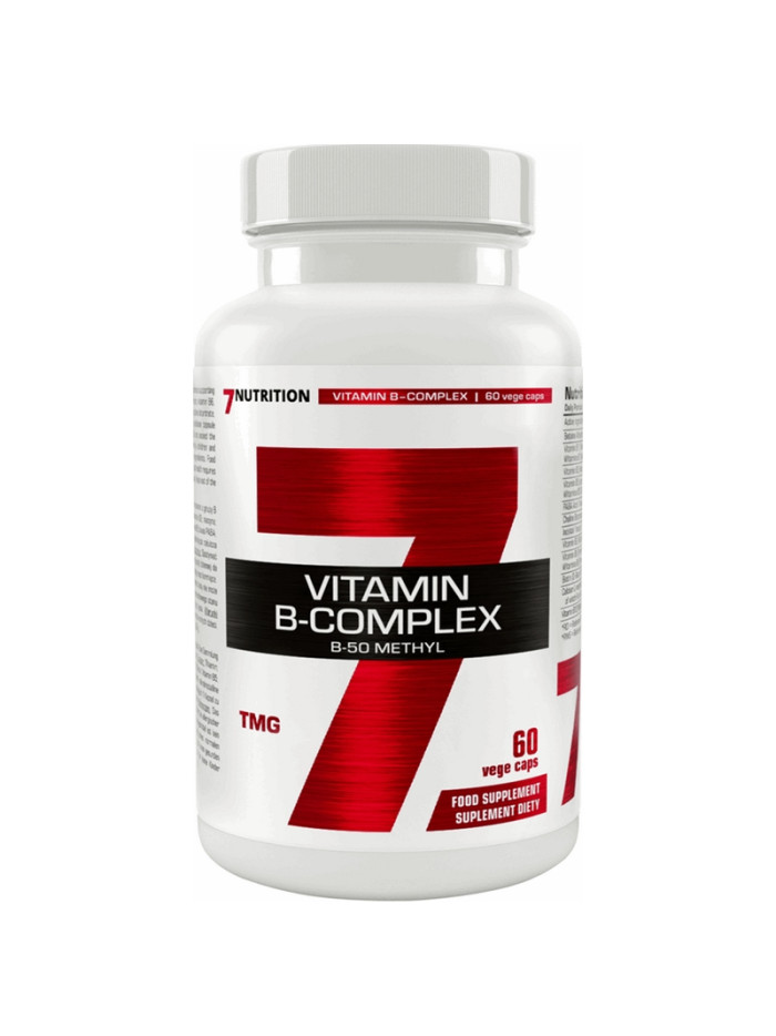 Metylowana witamina B-50 7NUTRITION Vitamin B-Complex B-50 Methyl 60 vcaps w sklepie Pakuj ZDROWIE Gdańsk