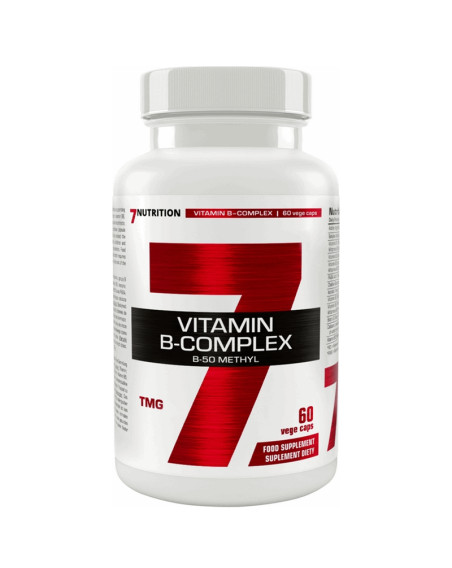 Metylowana witamina B-50 7NUTRITION Vitamin B-Complex B-50 Methyl 60 vcaps w sklepie Pakuj ZDROWIE Gdańsk