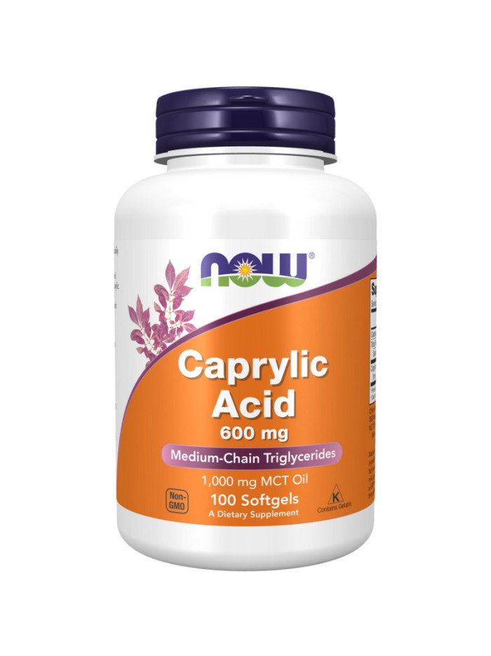 NOW FOODS Caprylic Acid Softgels 100 caps w sklepie Pakuj ZDROWIE Gdańsk Wrzeszcz